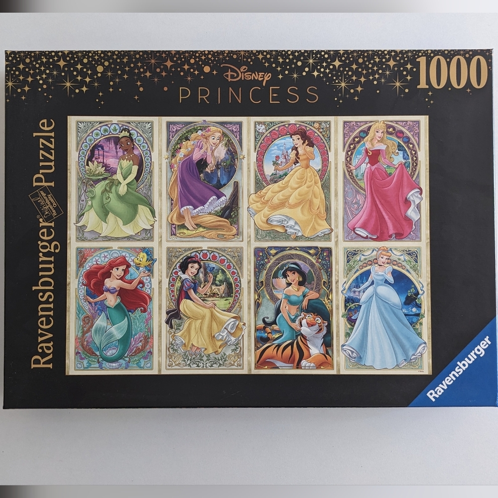 Ravensburger Disney Art Nouveau Princesses 1000 Pieces Puzzle